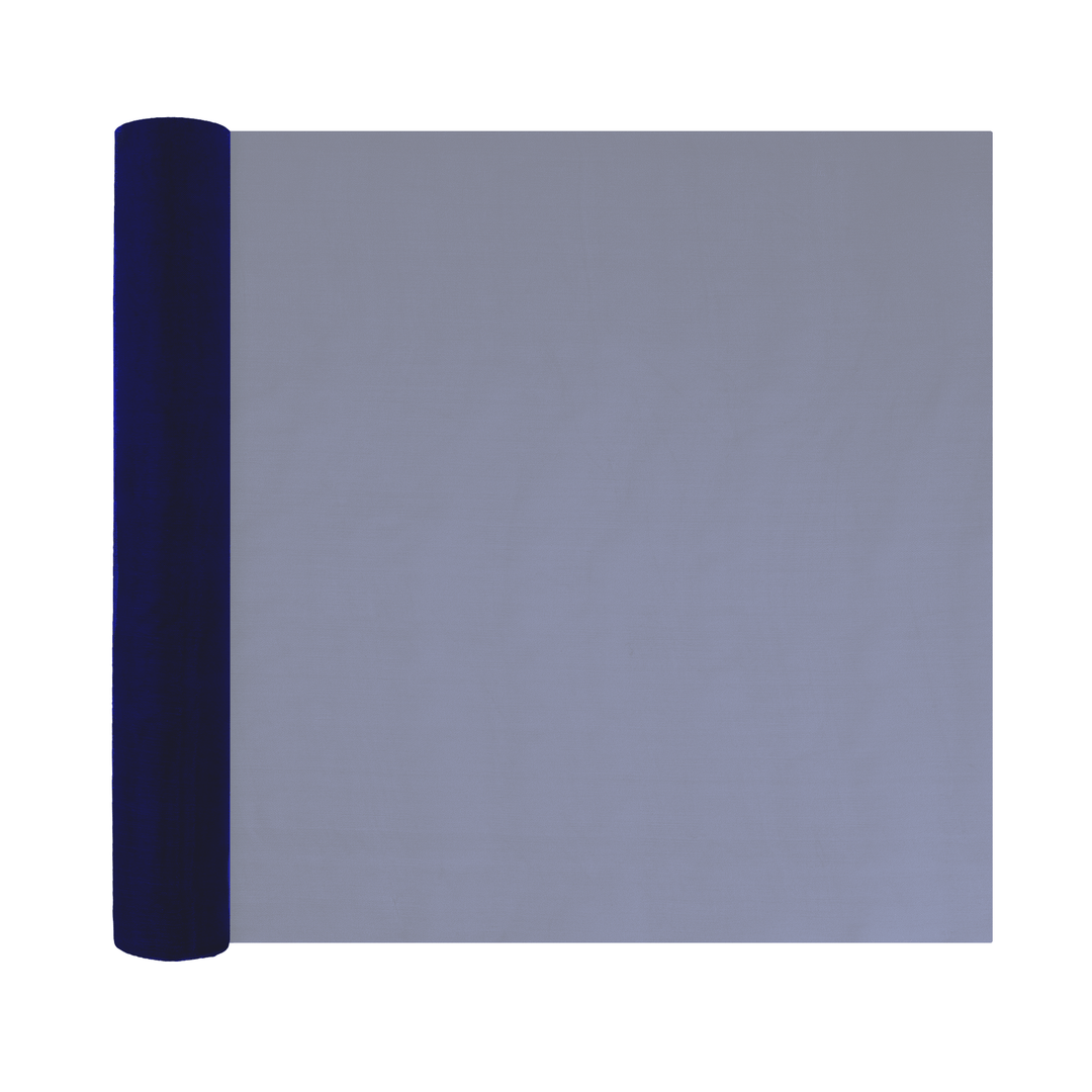 Organza gładka granatowa 0,36x9m
