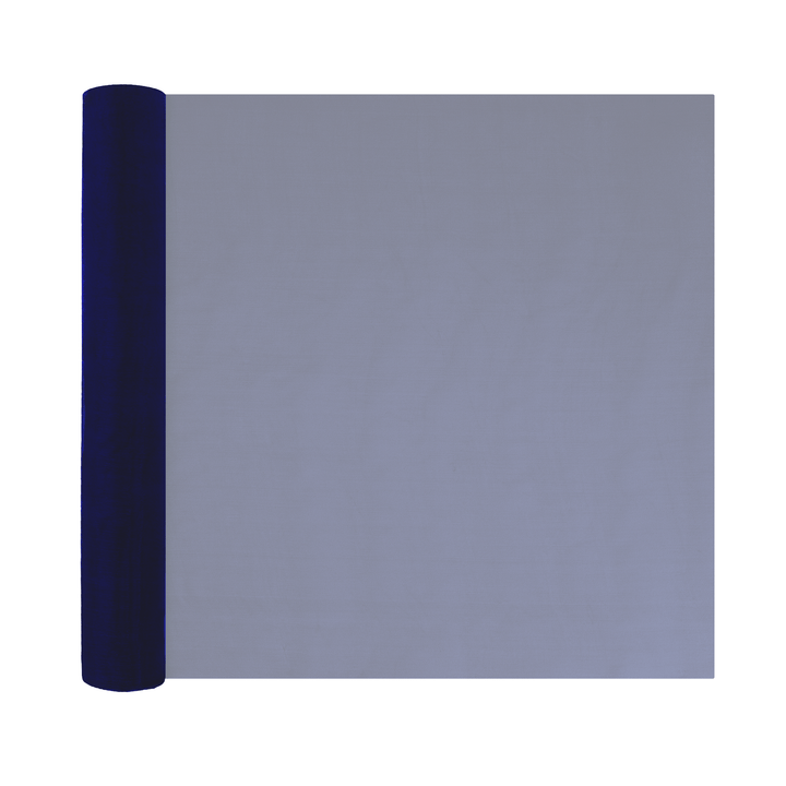 Organza gładka granatowa 0,36x9m