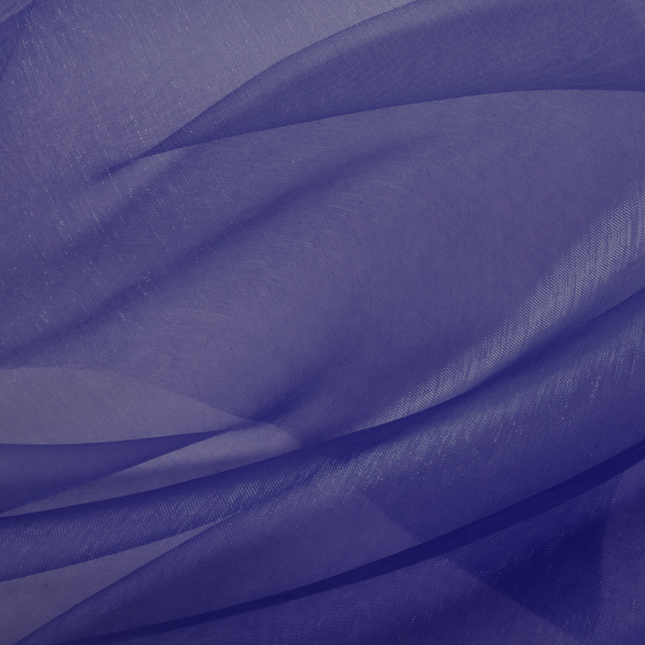Organza gładka granatowa 0,16x9m
