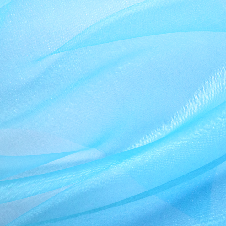 Organza gładka jasnoniebieska 0,36x9m