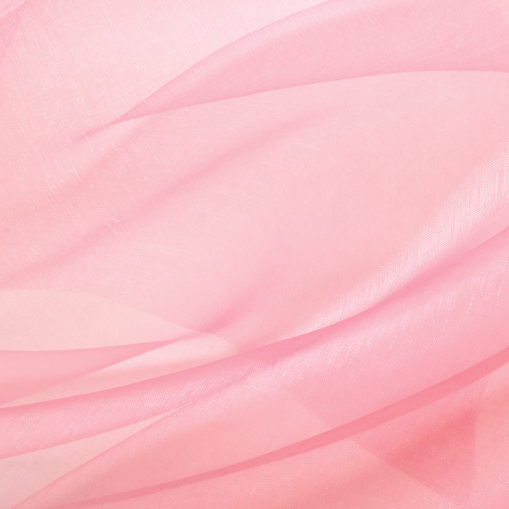 Organza gładka jasnoróżowa 0,36x9m