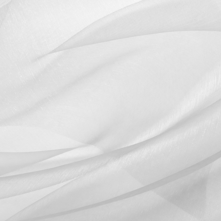 Organza gładka srebrna 0,16x9m