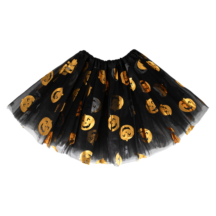 Spódniczka tiulowa czarna Dynie Halloween  30cm