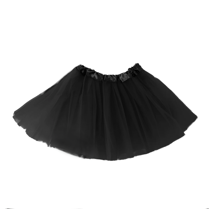 Spódniczka tiulowa czarna 30cm - OUTLET