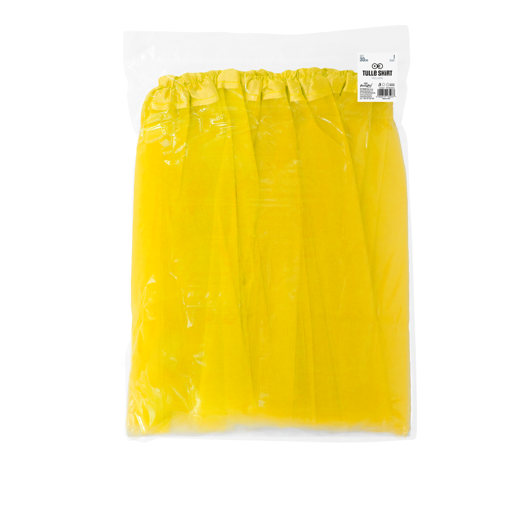 Spódniczka tiulowa żółta 30cm