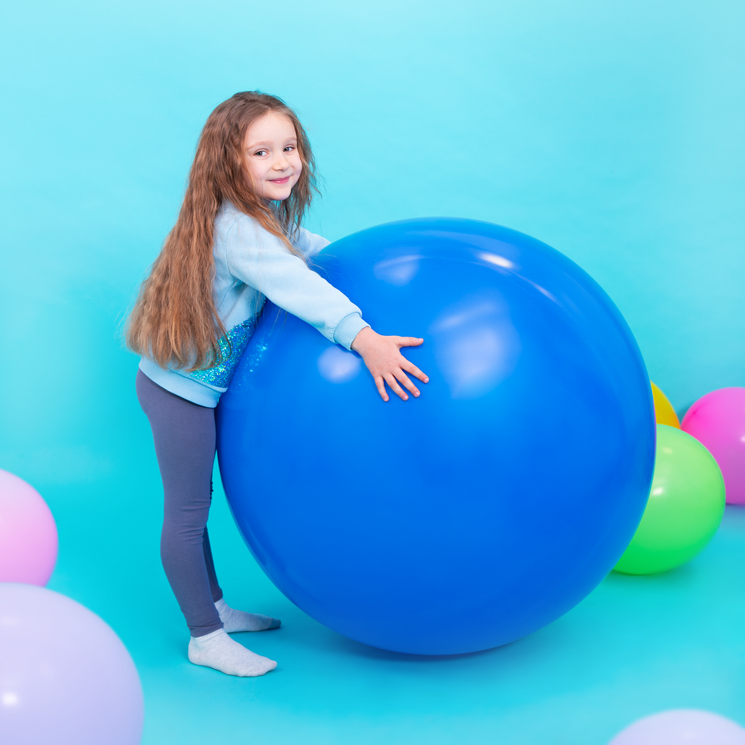 Balon okrągły ciemnoróżowy 36cali 1szt.