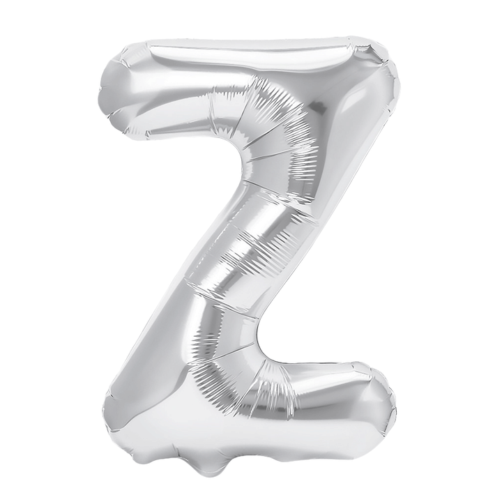 Balon foliowy litera Z srebrny 40cm