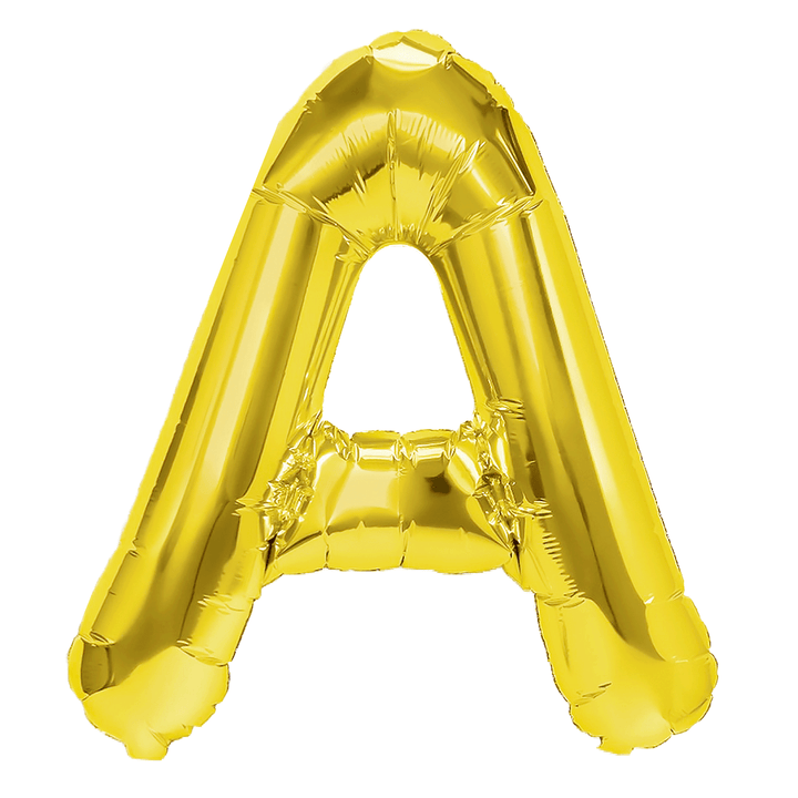 Balon foliowy litera A złoty 40cm