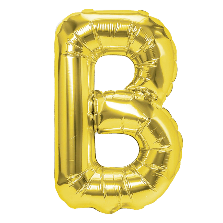 Balon foliowy litera B złoty 40cm
