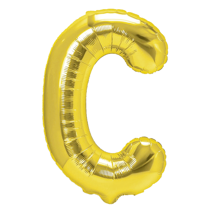 Balon foliowy litera C złoty 40cm N