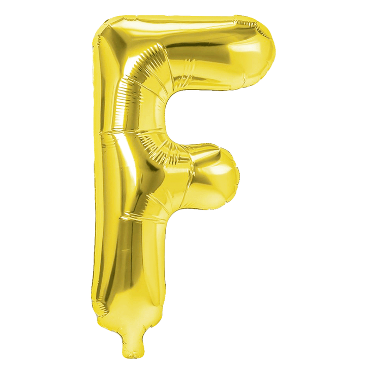 Balon foliowy litera F złoty 40cm N
