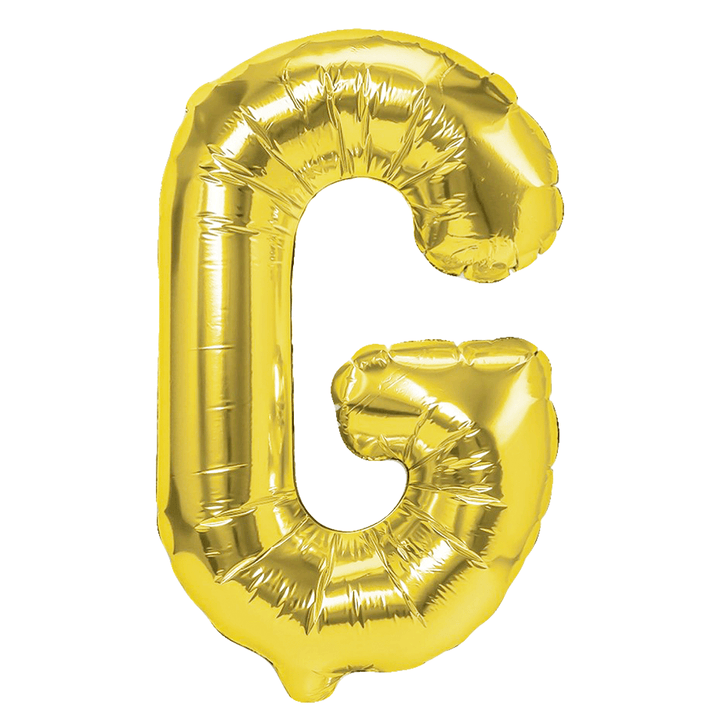 Balon foliowy litera G złoty 40cm N