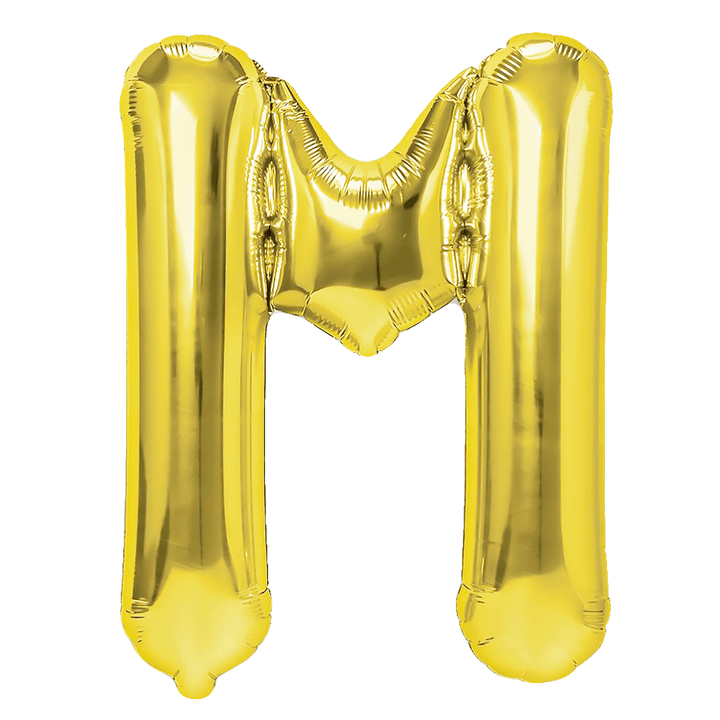 <transcy>Gold foil balloons 40cm M</transcy>