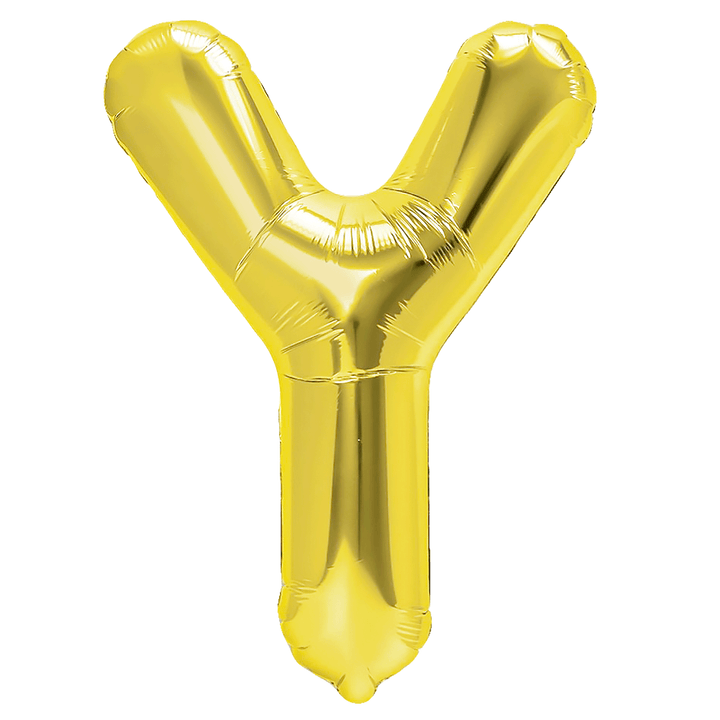 Balon foliowy litera Y złoty 40cm