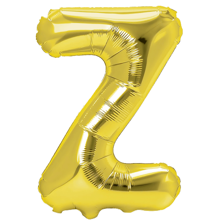 Balon foliowy litera Z złoty 40cm