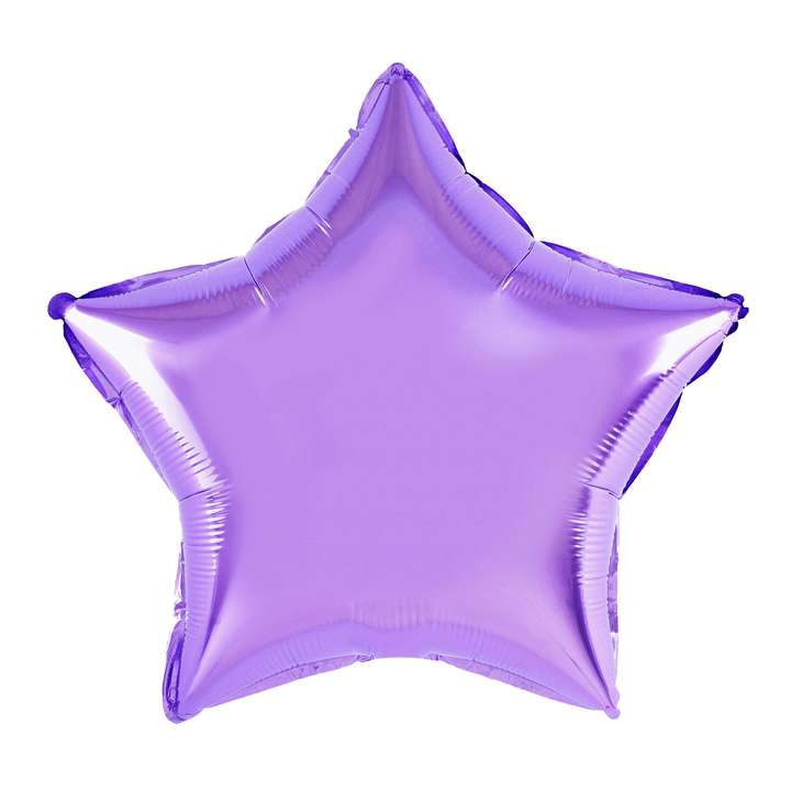 Balon foliowy Gwiazda jasnofioletowy 18cali