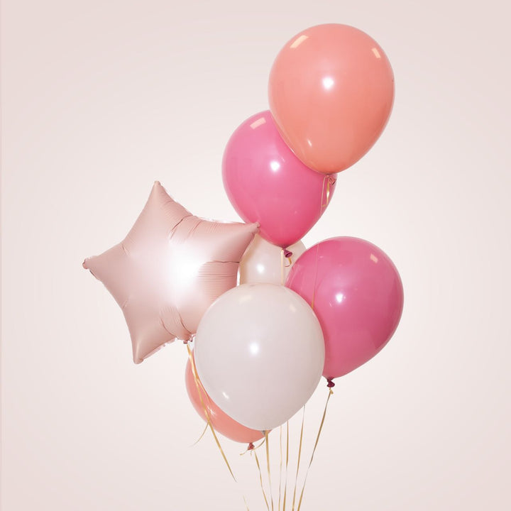 Balon foliowy Gwiazda matowy karmelowy 18cali