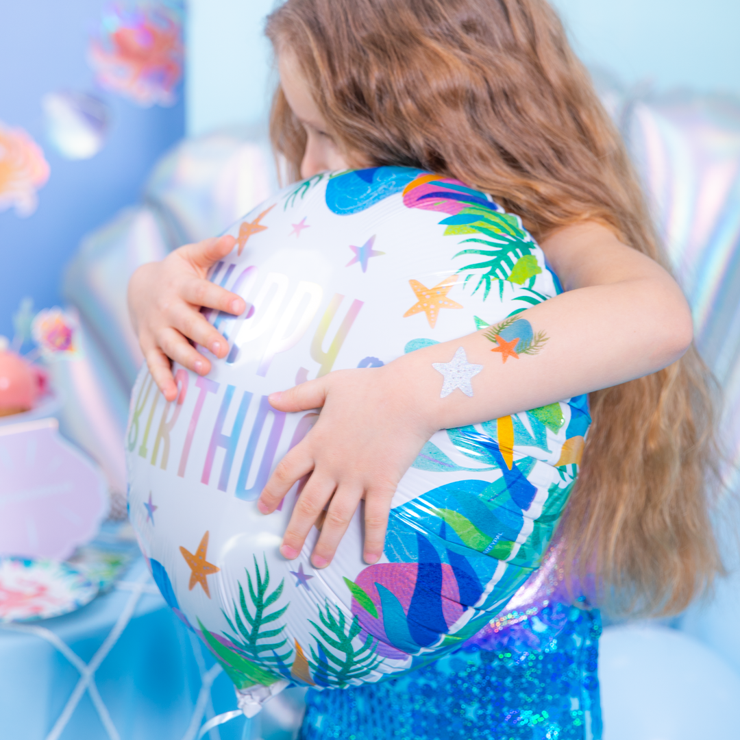 Balon foliowy Happy Birthday Ocean 45cm