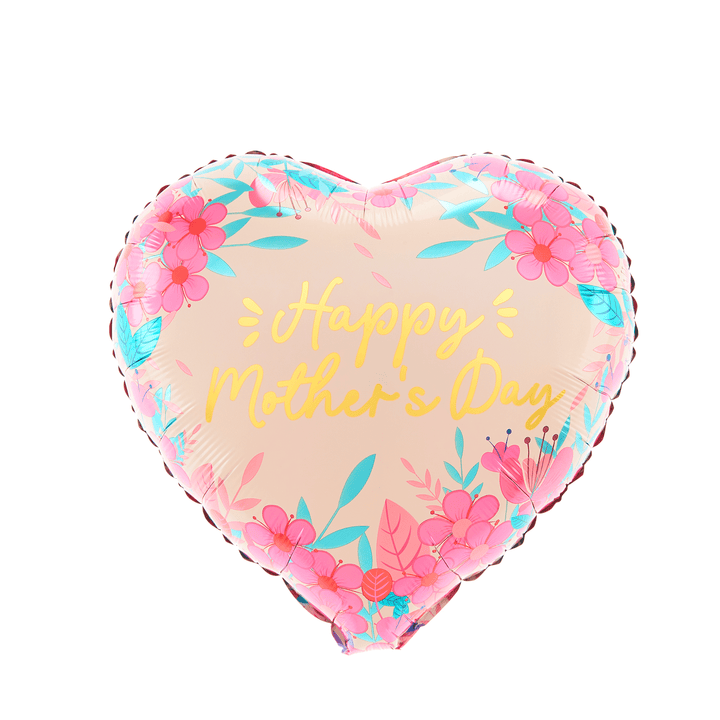 Balon foliowy serce Happy Mother's Day 45cm