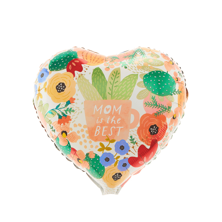 Balon foliowy serce Mom is the Best 45cm