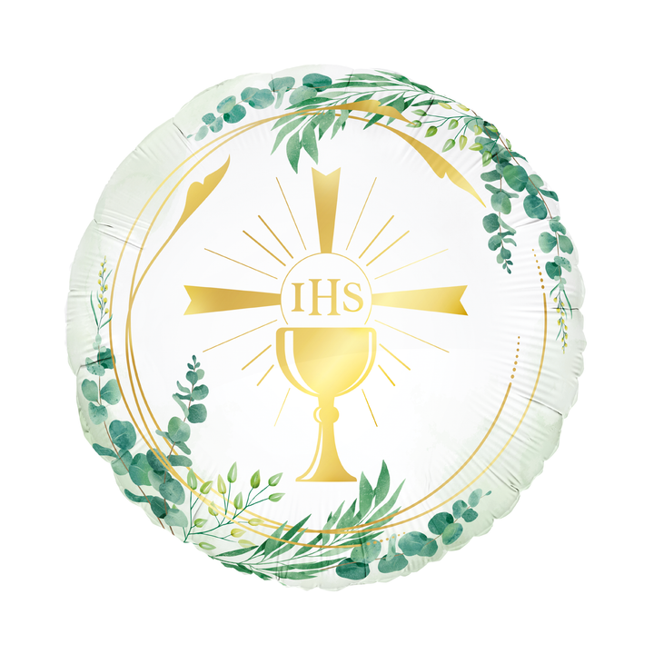 Balon foliowy okrągły Kielich IHS 45cm