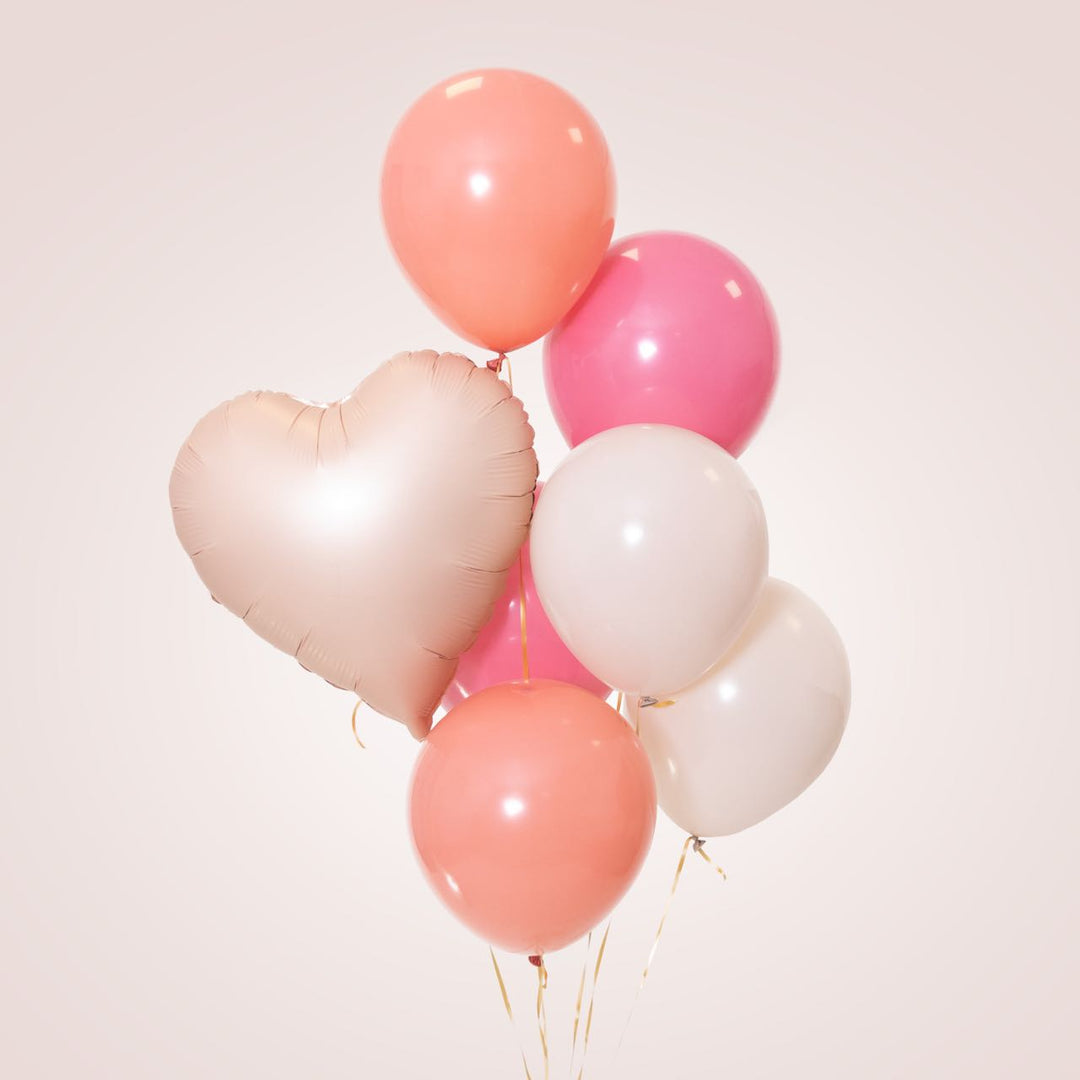 Balon foliowy Serce matowy karmelowy 18cali