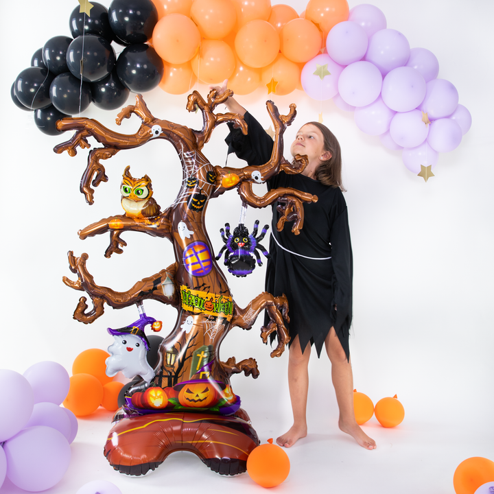 Balon foliowy stojący Drzewo Halloween 106x159cm