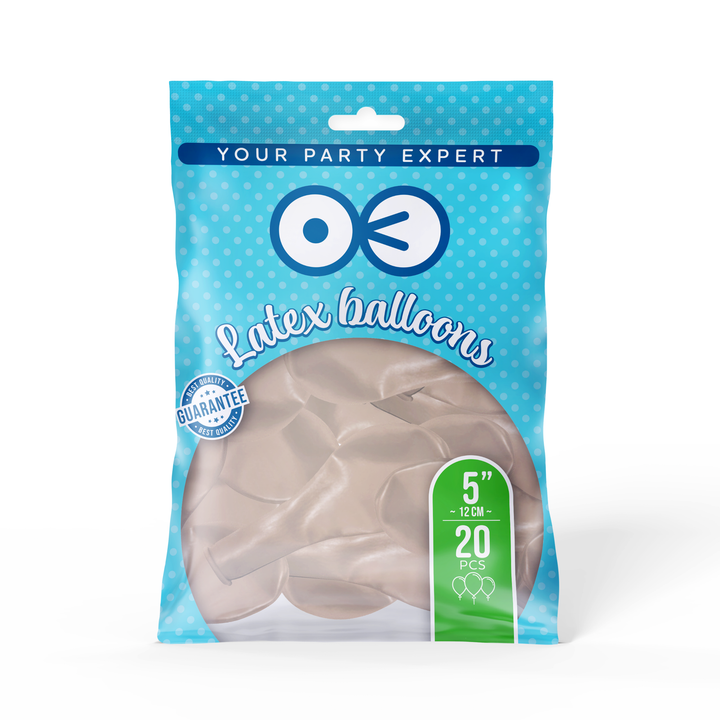 Balony pastelowe latte 5cali 20szt.