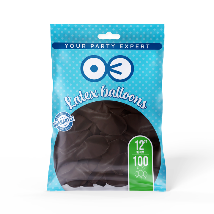 Balony pastelowe czekoladowe 12cali 100szt.
