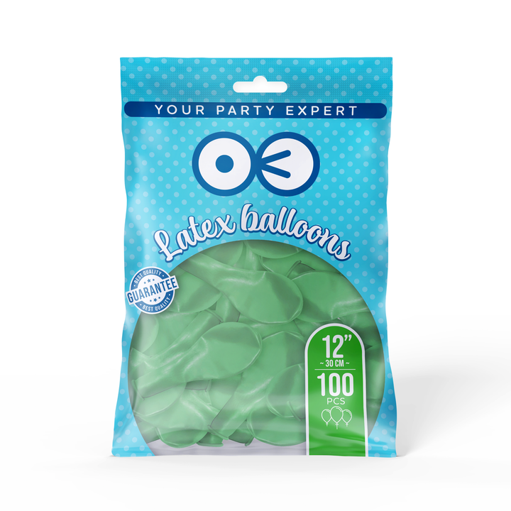 Balony pastelowe miętowe 12cali 100szt.
