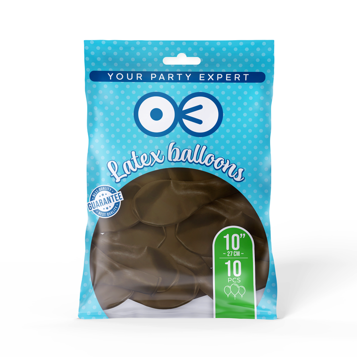 Balony pastelowe migdałowe 10cali 10szt.