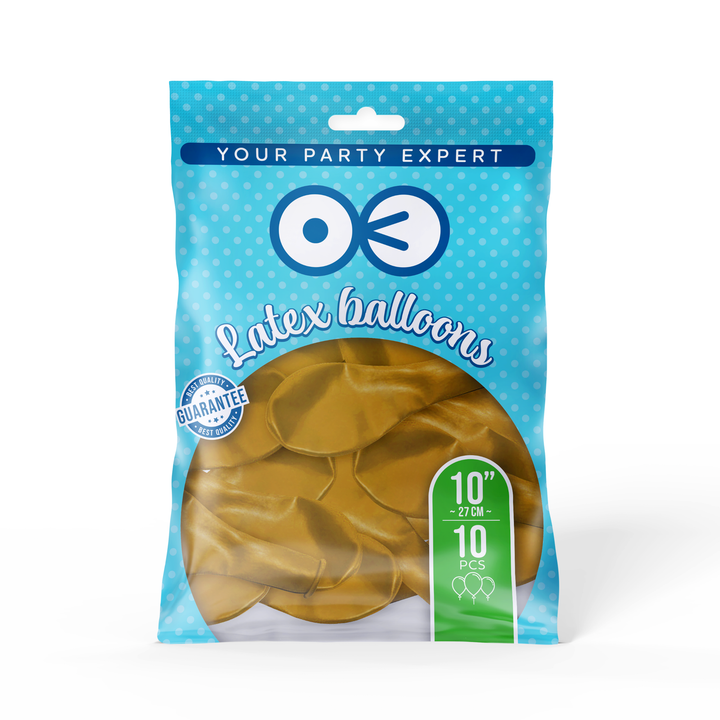 Balony pastelowe miodowe 10cali 10szt.