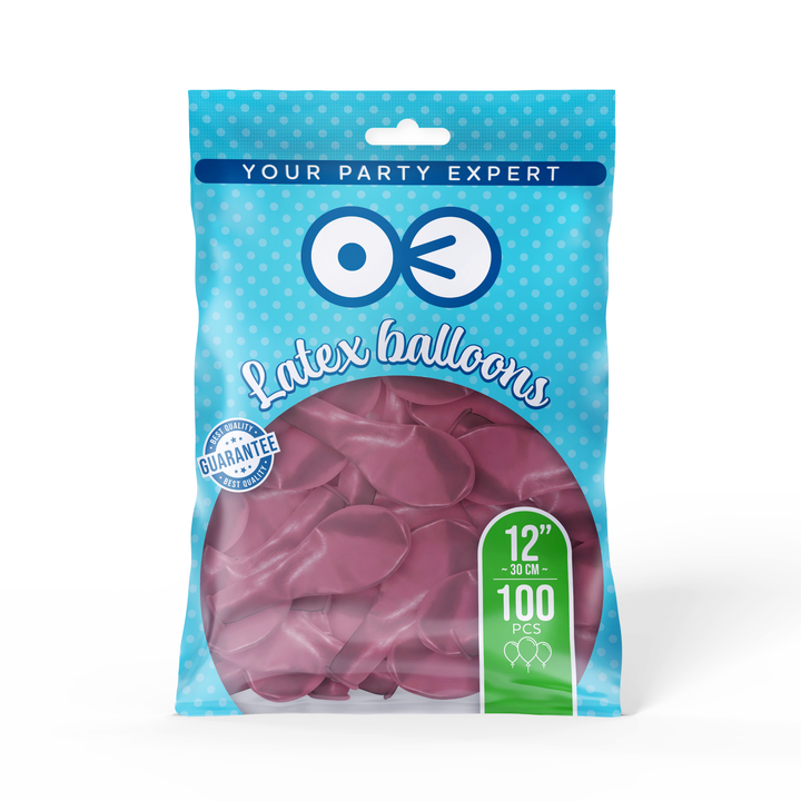 Balony pastelowe dzika róża 12cali 100szt.
