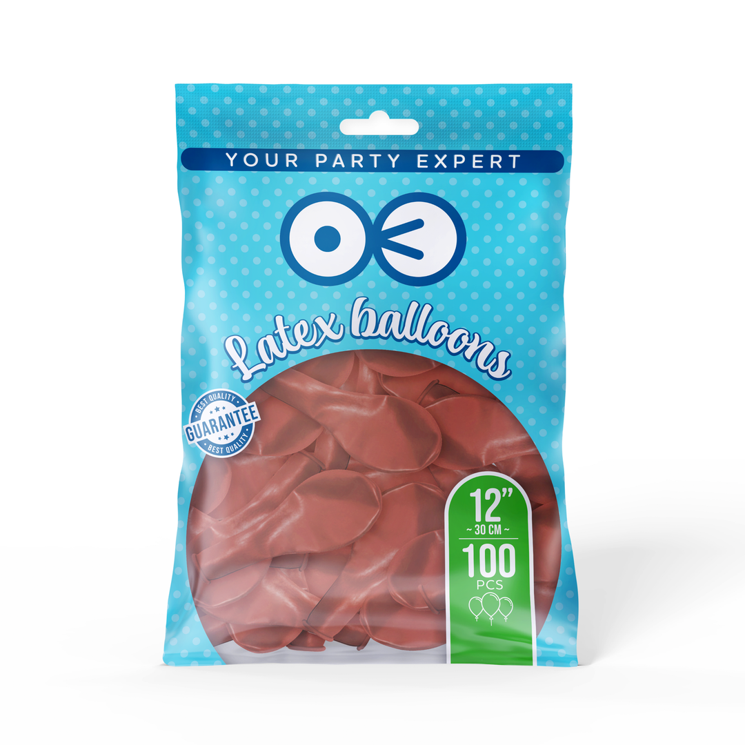 Balony pastelowe łososiowe 12cali 100szt.