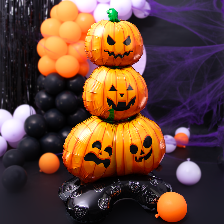 Balon foliowy stojący Dynie Halloween 84x158cm