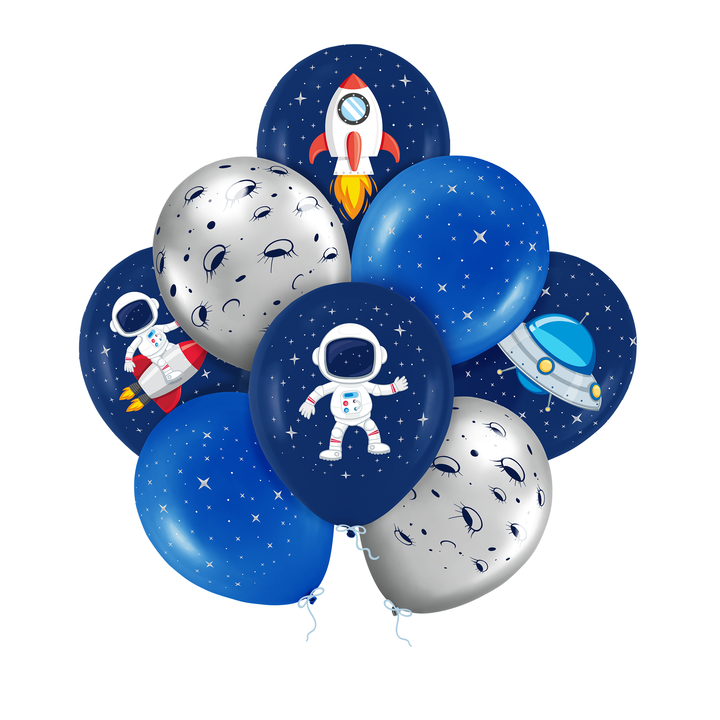 Balony Kosmos 12cali 8szt. zestaw