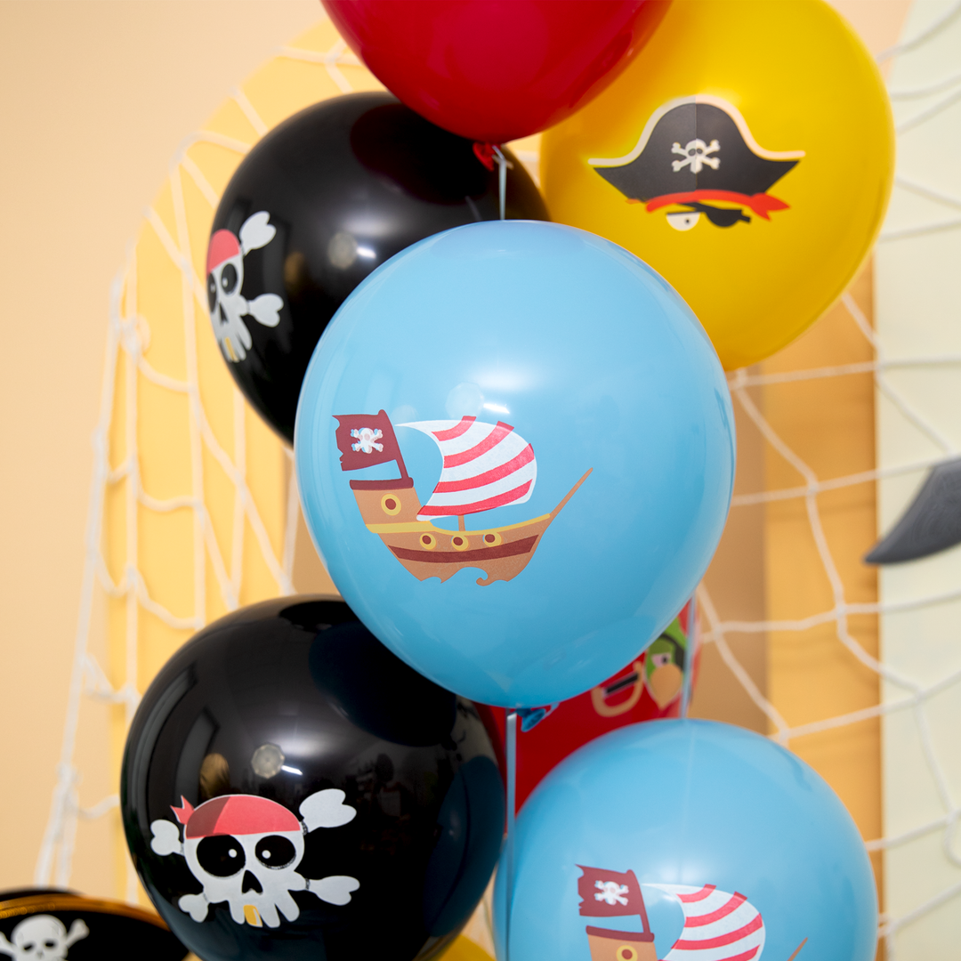 Balony Piraci 12cali 8szt. zestaw