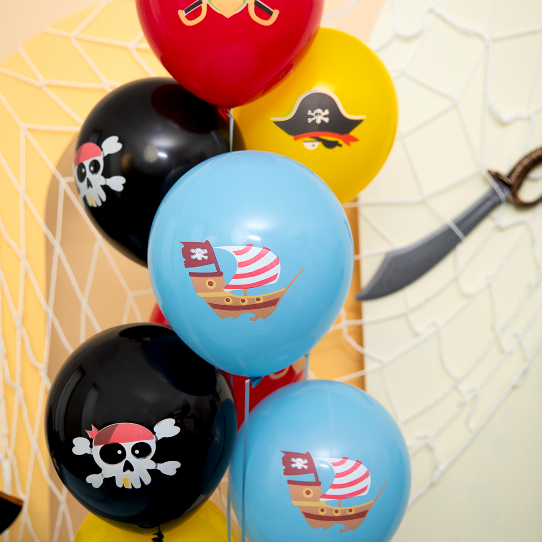 Balony Piraci 12cali 8szt. zestaw