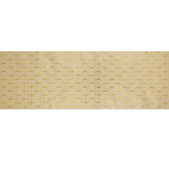 Bieżnik na stół Romby beżowo-złoty 275x28cm