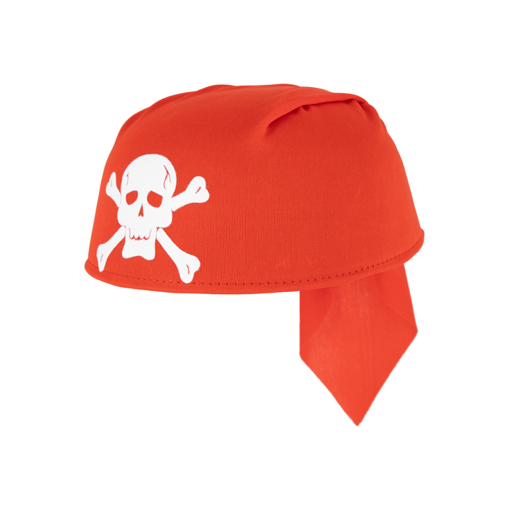Czapka pirata czerwona - OUTLET