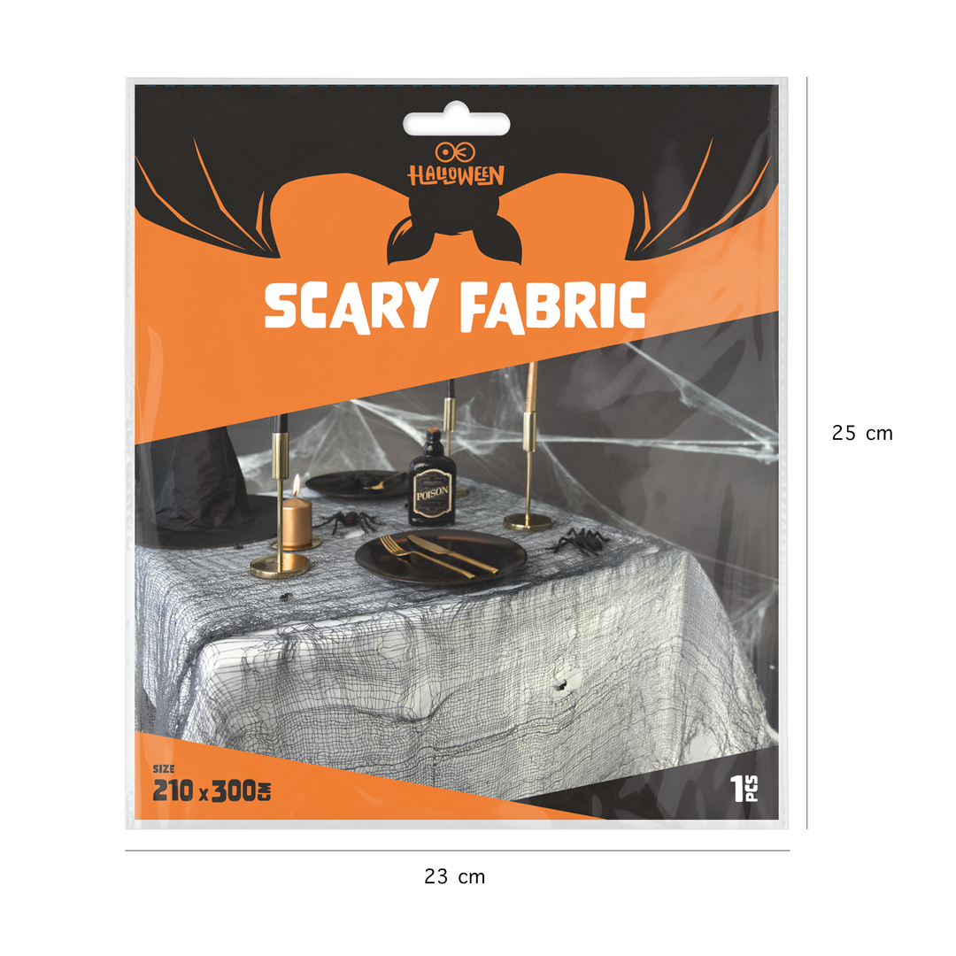 Dekoracja Halloween czarna 210x300cm