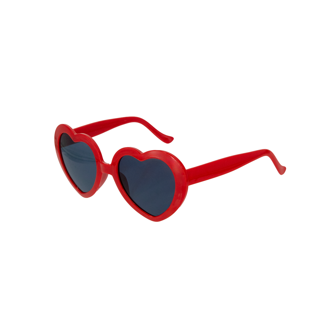 Imprezowe okulary Serca czerwone 1szt.