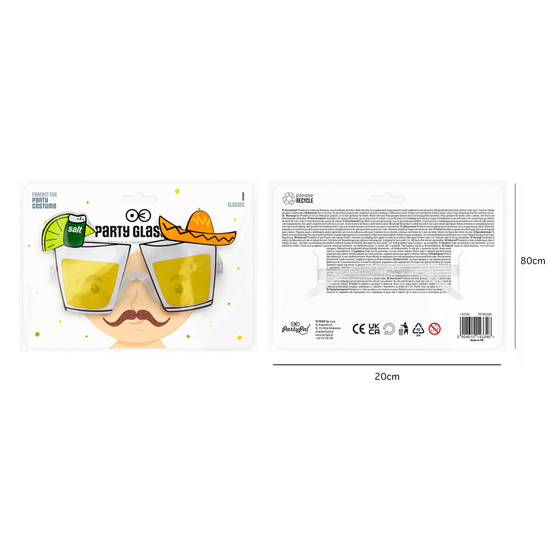 Imprezowe okulary Tequila 1szt.