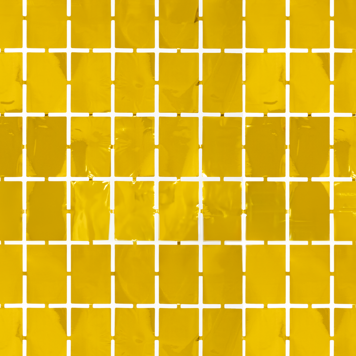 Kurtyna imprezowa kwadraty złota 100x200cm