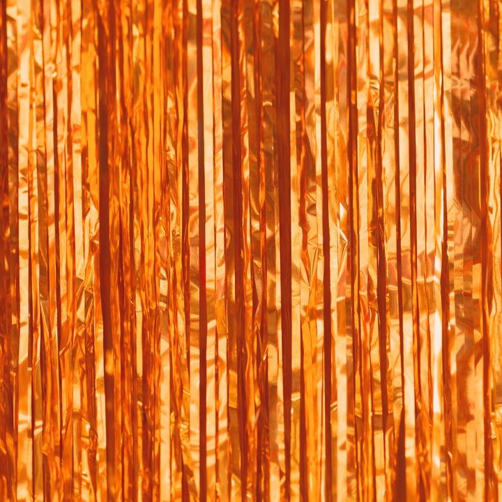 Kurtyna imprezowa pomarańczowa 100x200cm