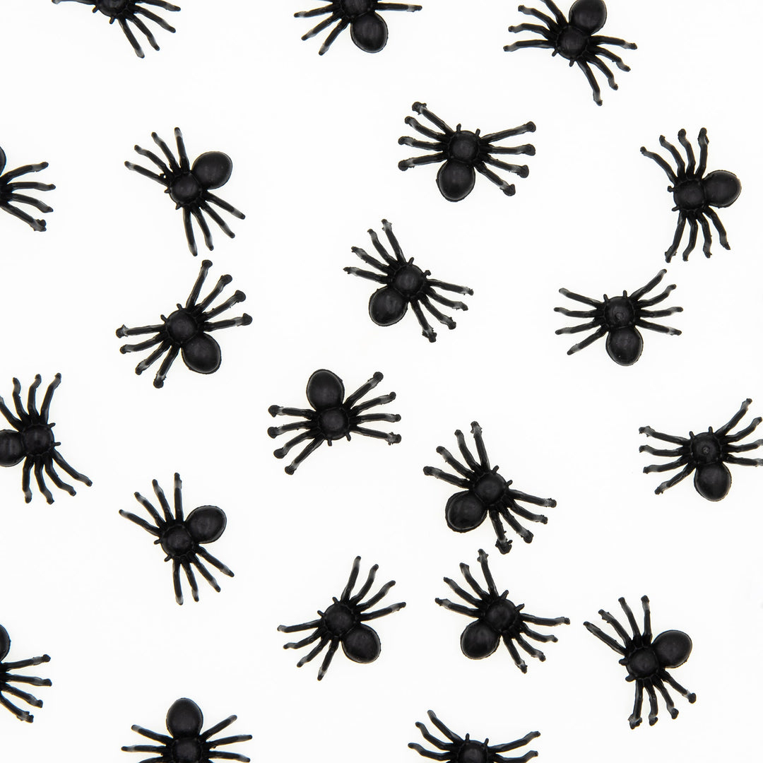 Konfetti Halloween Pająki czarne 50szt.