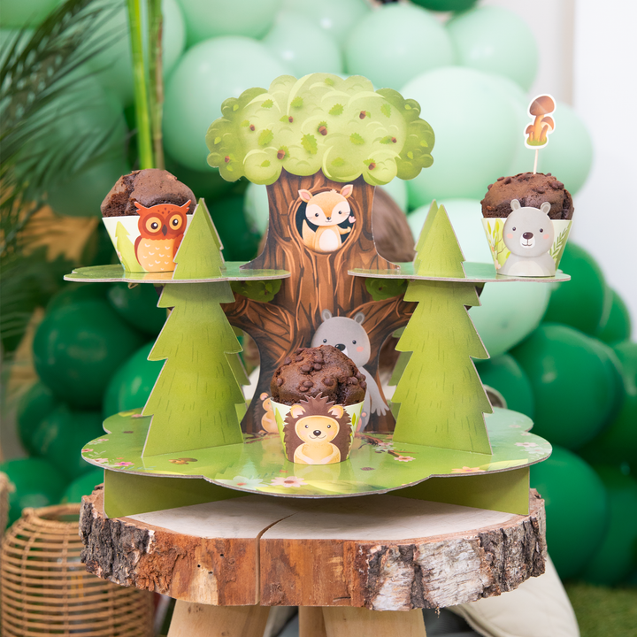 Papilotki do muffinek Leśni przyjaciele 6szt. zestaw