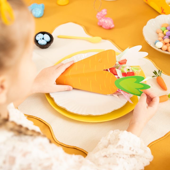Pudełko na cukierki Marchewka 6szt. DIY