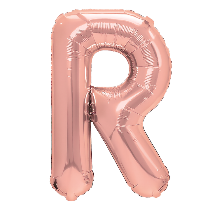 Balon foliowy litera R rose gold 40cm R