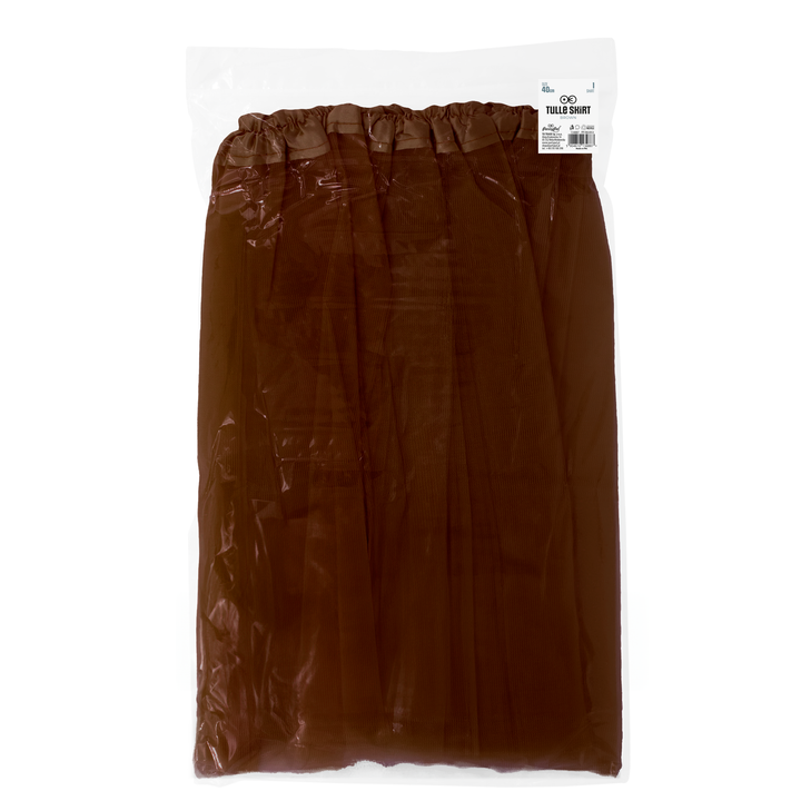 Spódniczka tiulowa brązowa 40cm - OUTLET